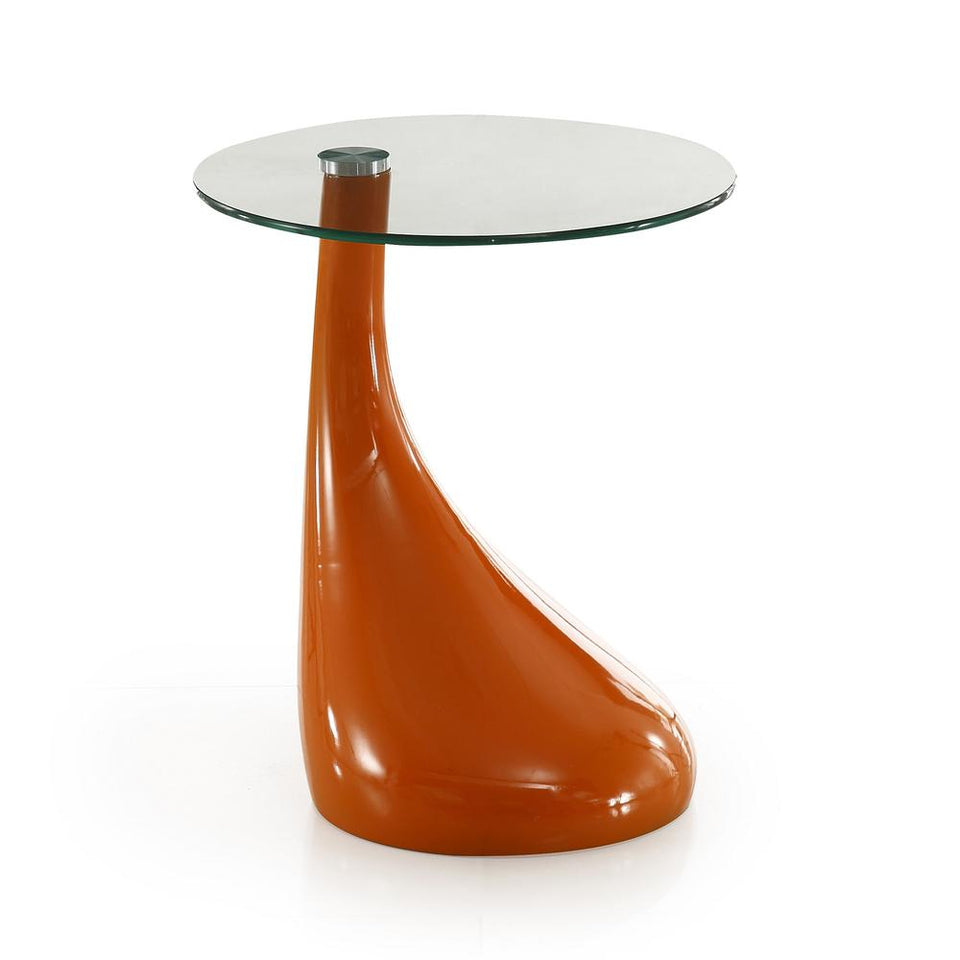 Lava Accent Table in Orange