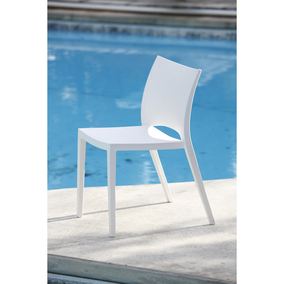 Leslie Stacking Side Chair-Set Of 2.