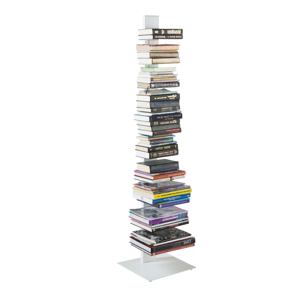Sapiens 60" Bookcase/Shelf/Shelving Tower in White
