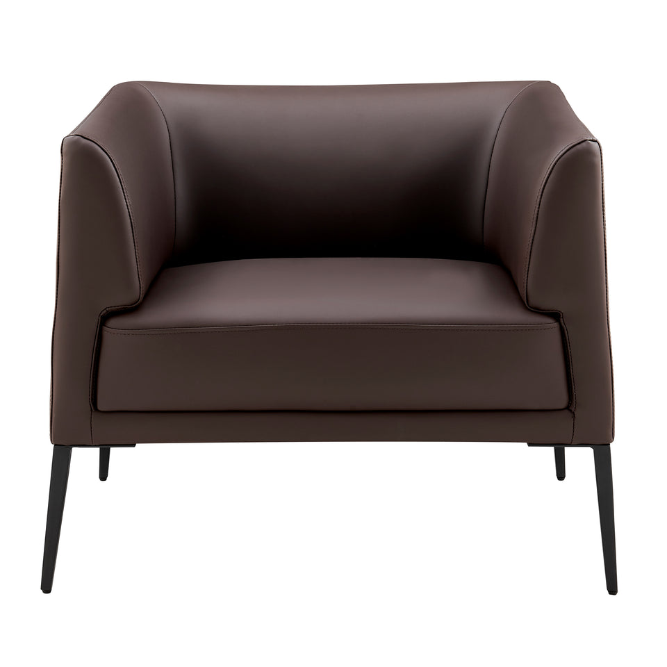 Matias Lounge Chair in Brown
