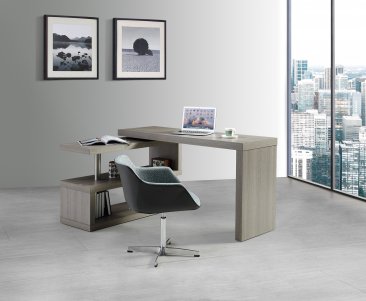 A33 Modern office Desk in Matte Grey.