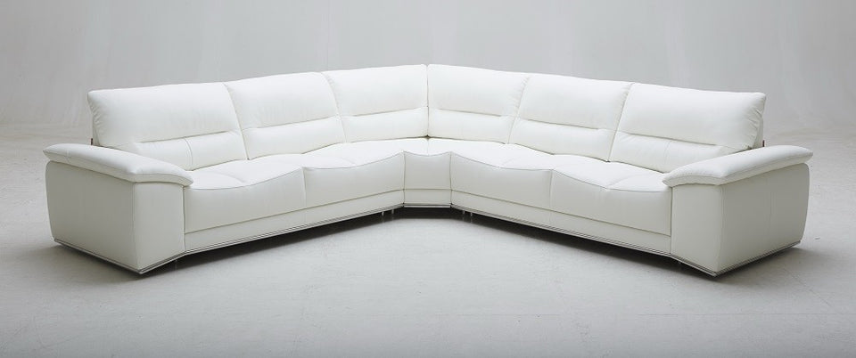 Adriana Premium Leather Sectional Sofa.