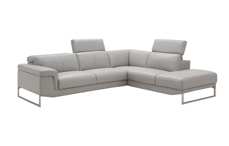 Athena Leather Sectional.
