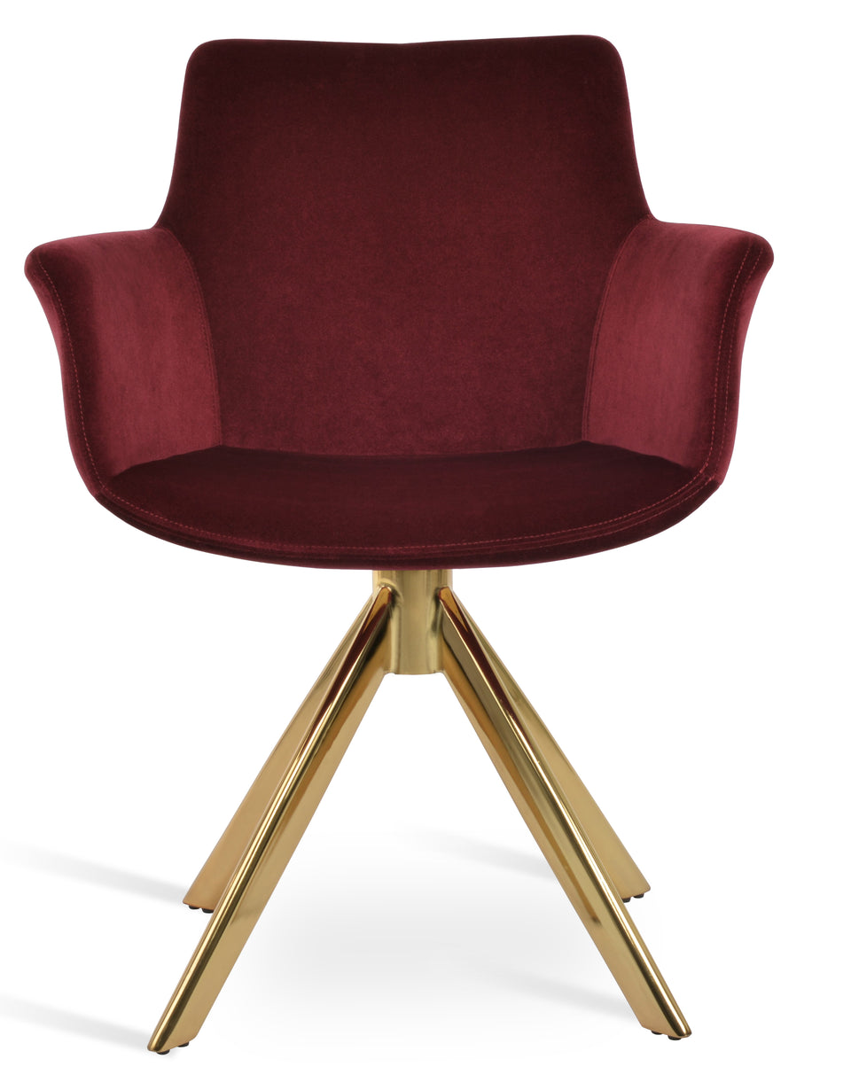 Bottega Arm Sword Dining Chair.
