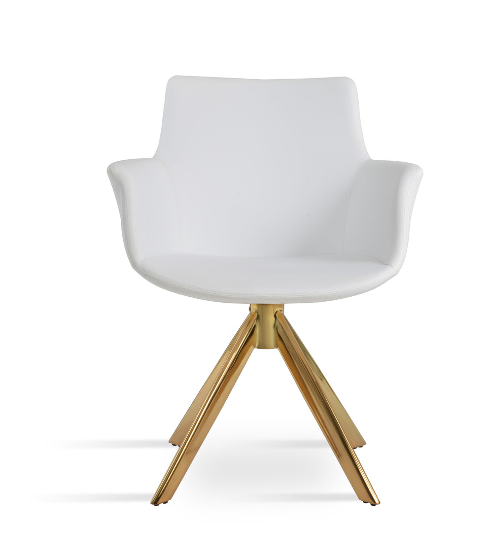 Bottega Arm Sword Dining Chair.
