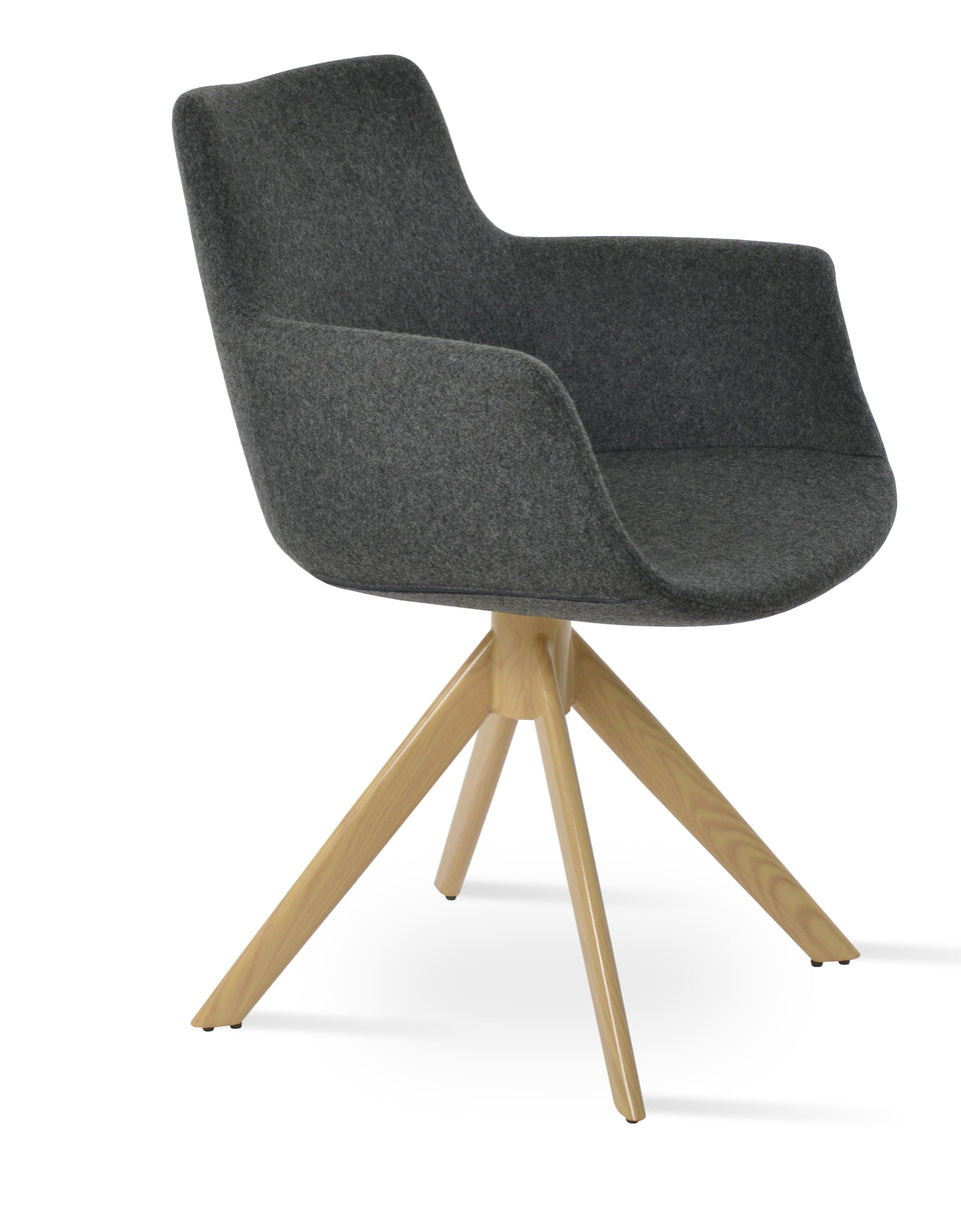 Bottega Arm Sword Dining Chair.