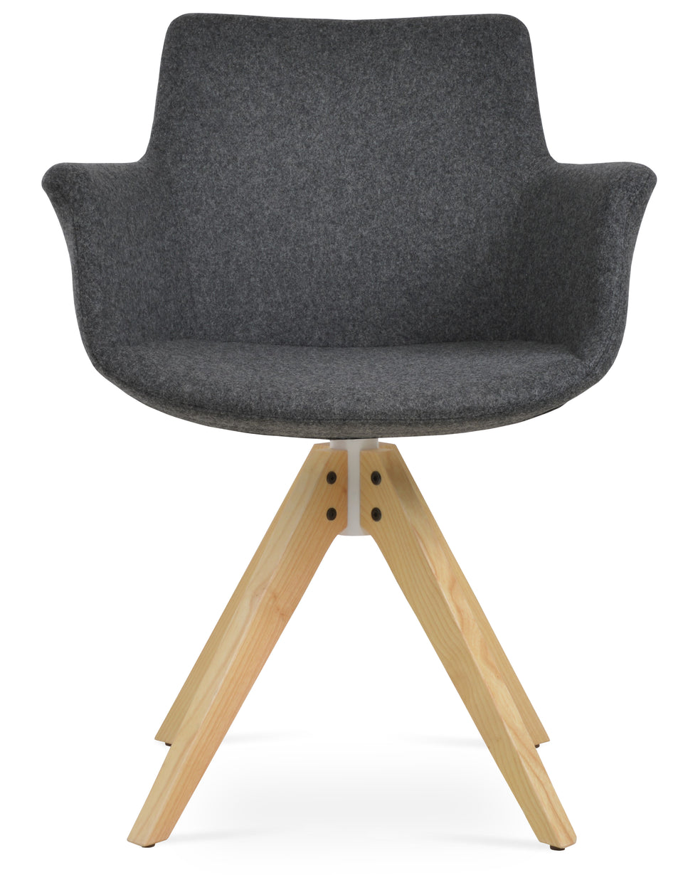 Bottega Pyramid Swivel Chair.