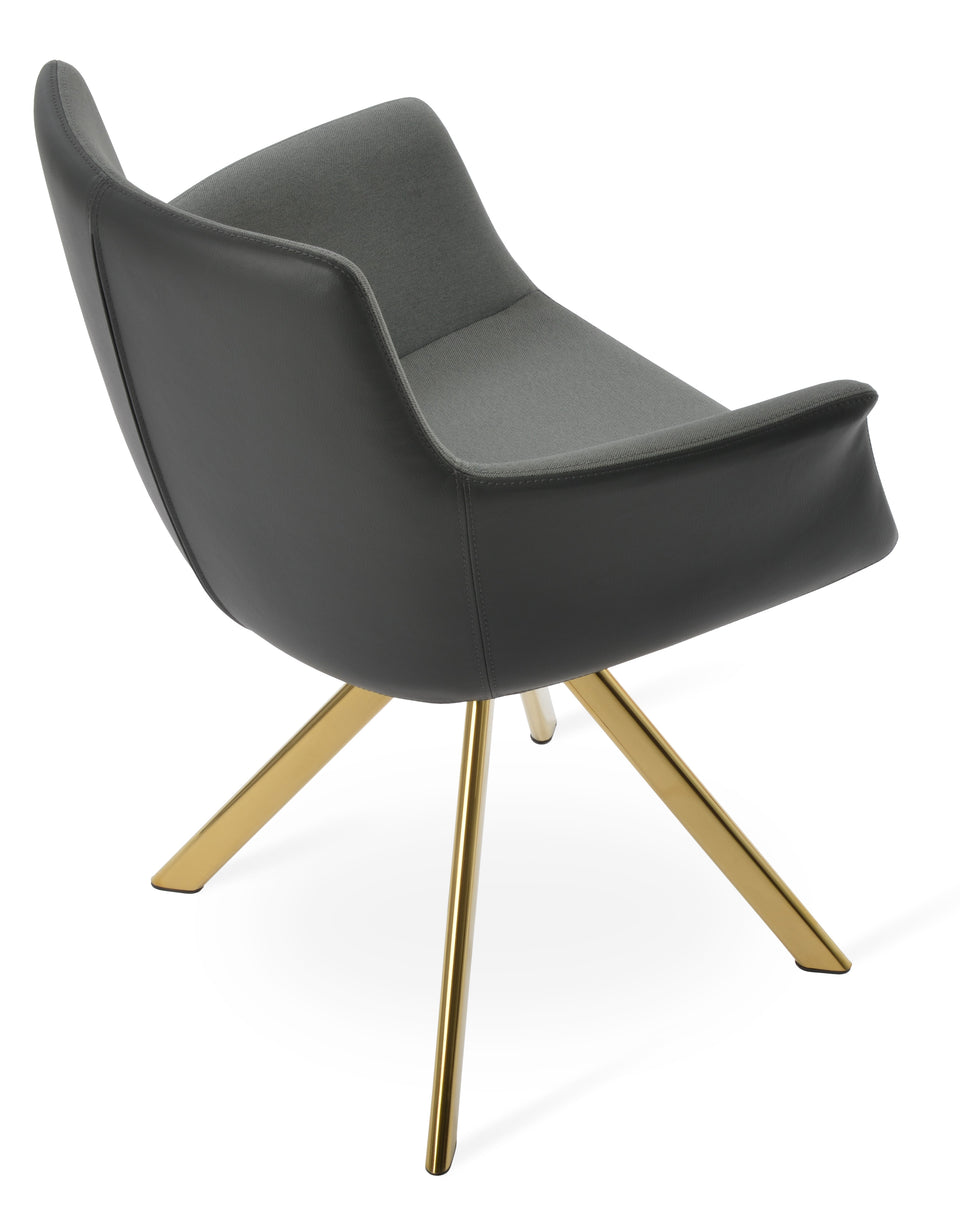 Bottega Arm Sword Dining Chair.