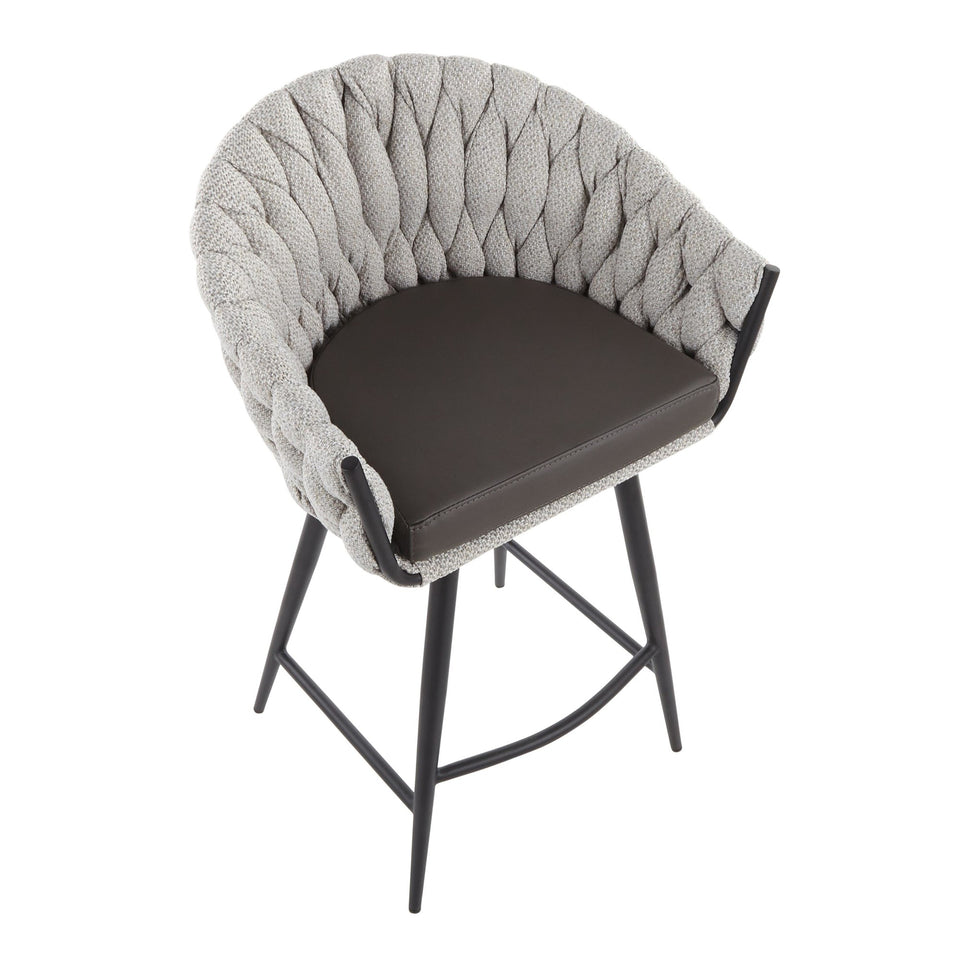 Braided Matisse Counter Stool.
