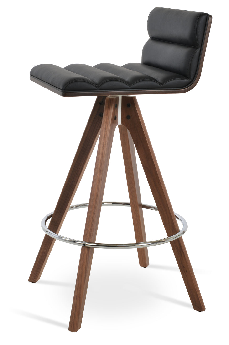 Corona Pyramid Swivel Comfort Bar Stool.