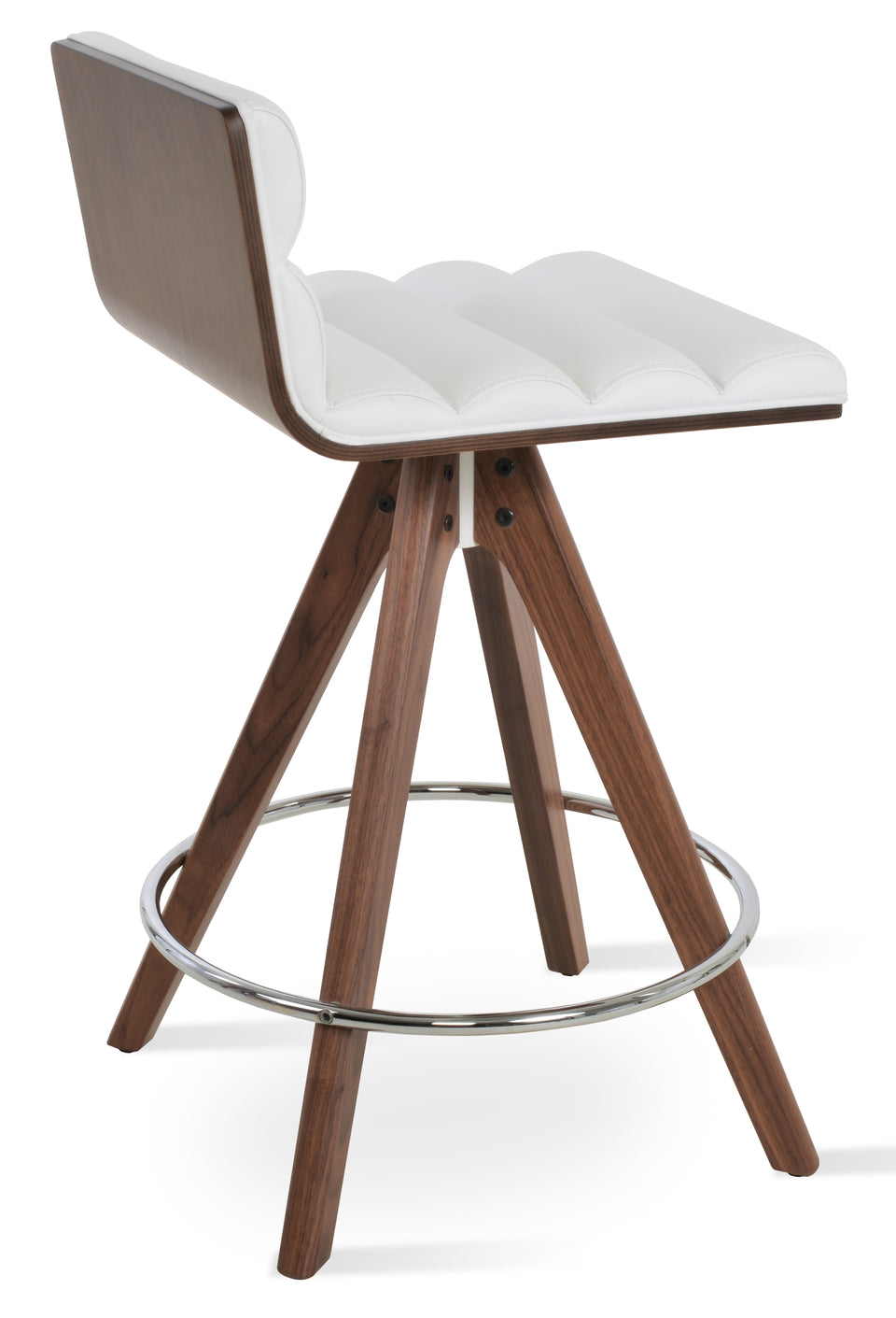 Corona Pyramid Swivel Comfort Bar Stool.