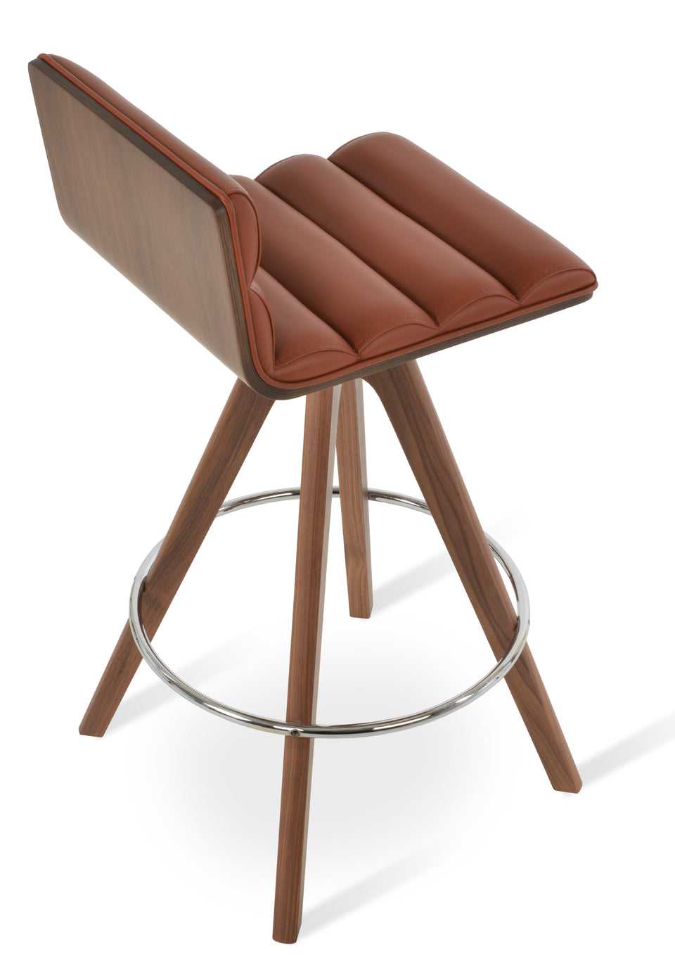 Corona Pyramid Swivel Comfort Bar Stool.