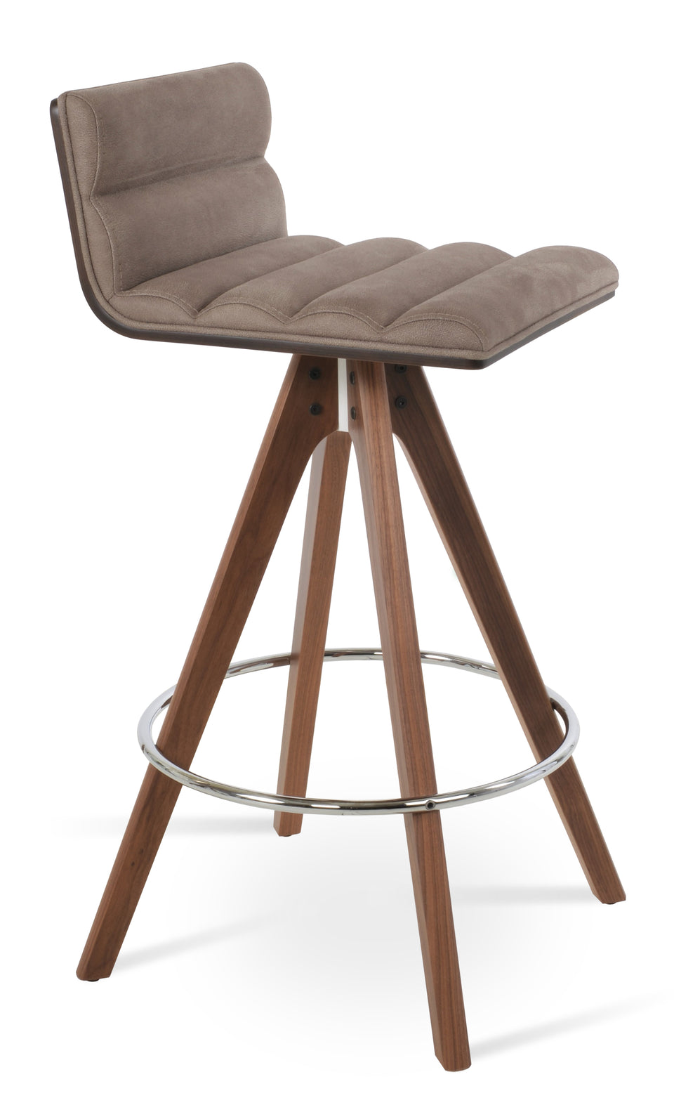 Corona Pyramid Swivel Comfort Bar Stool.