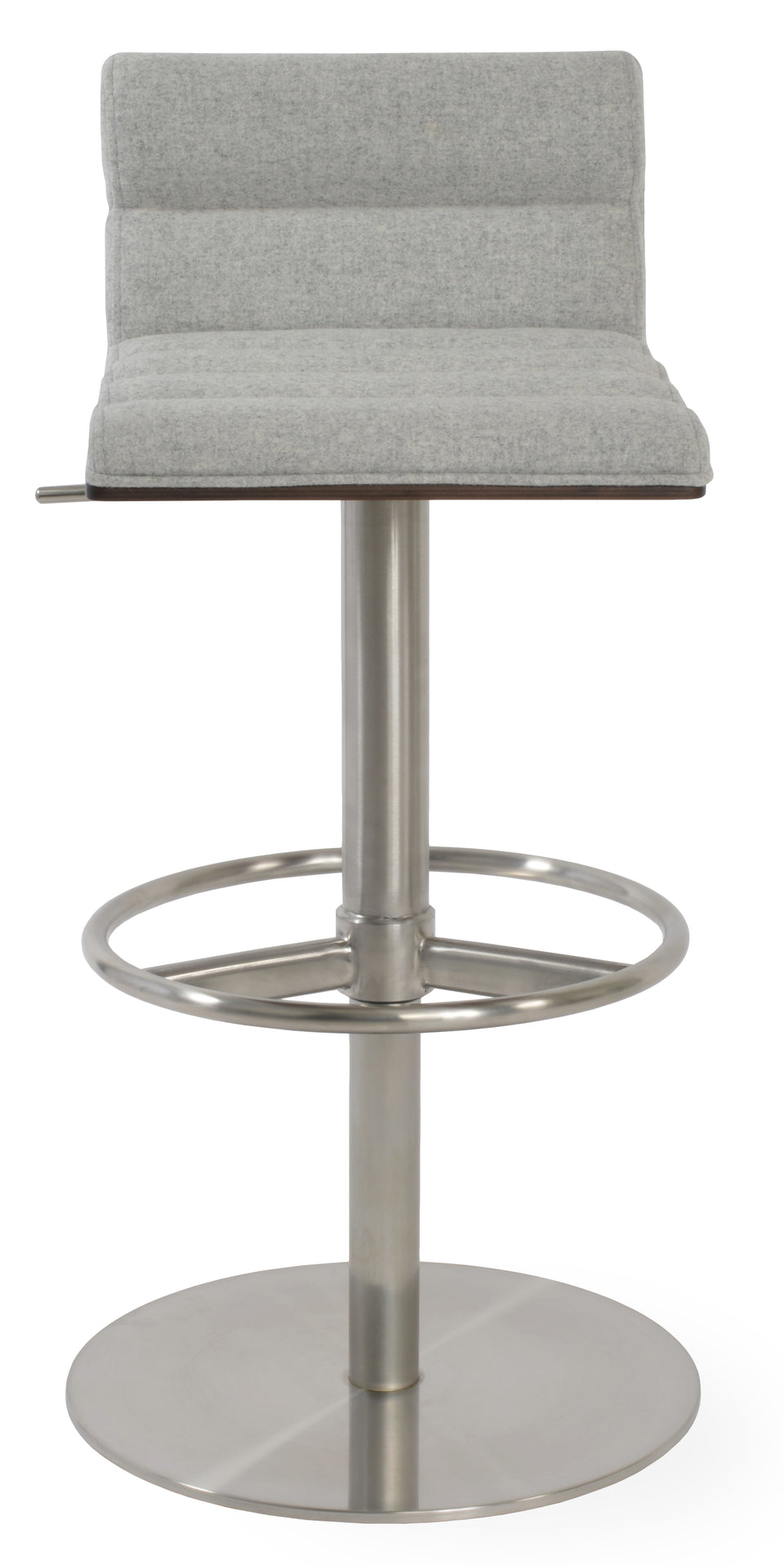 Corona Comfort Piston Round Base Stool with Half & T Foot Rest.