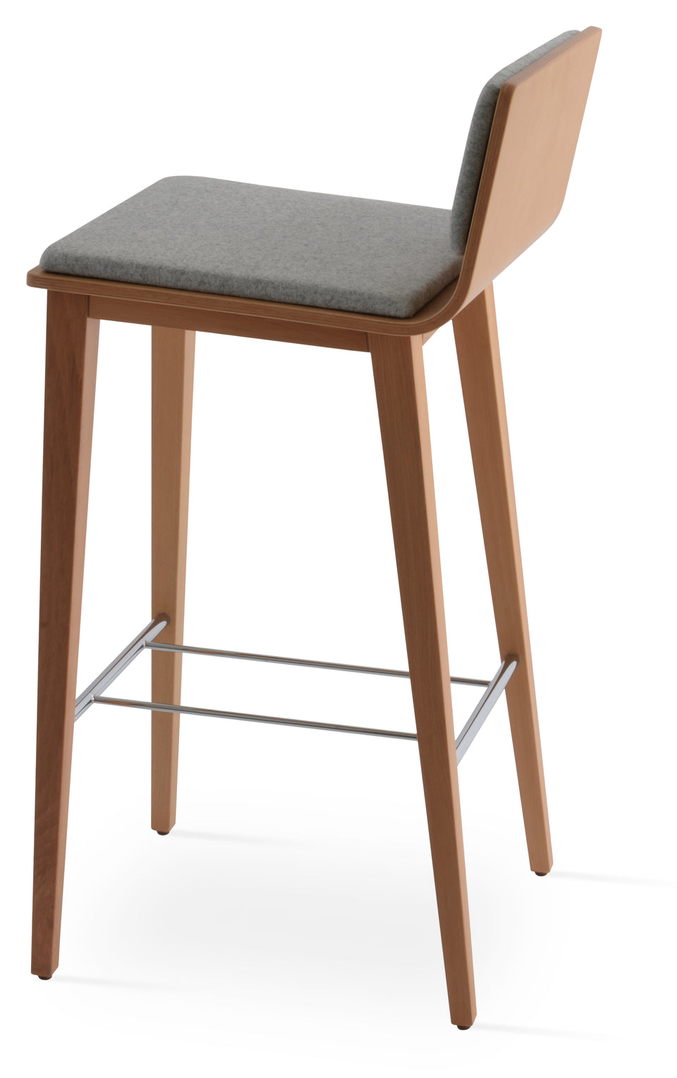 Corona  Wood Bar Stool.