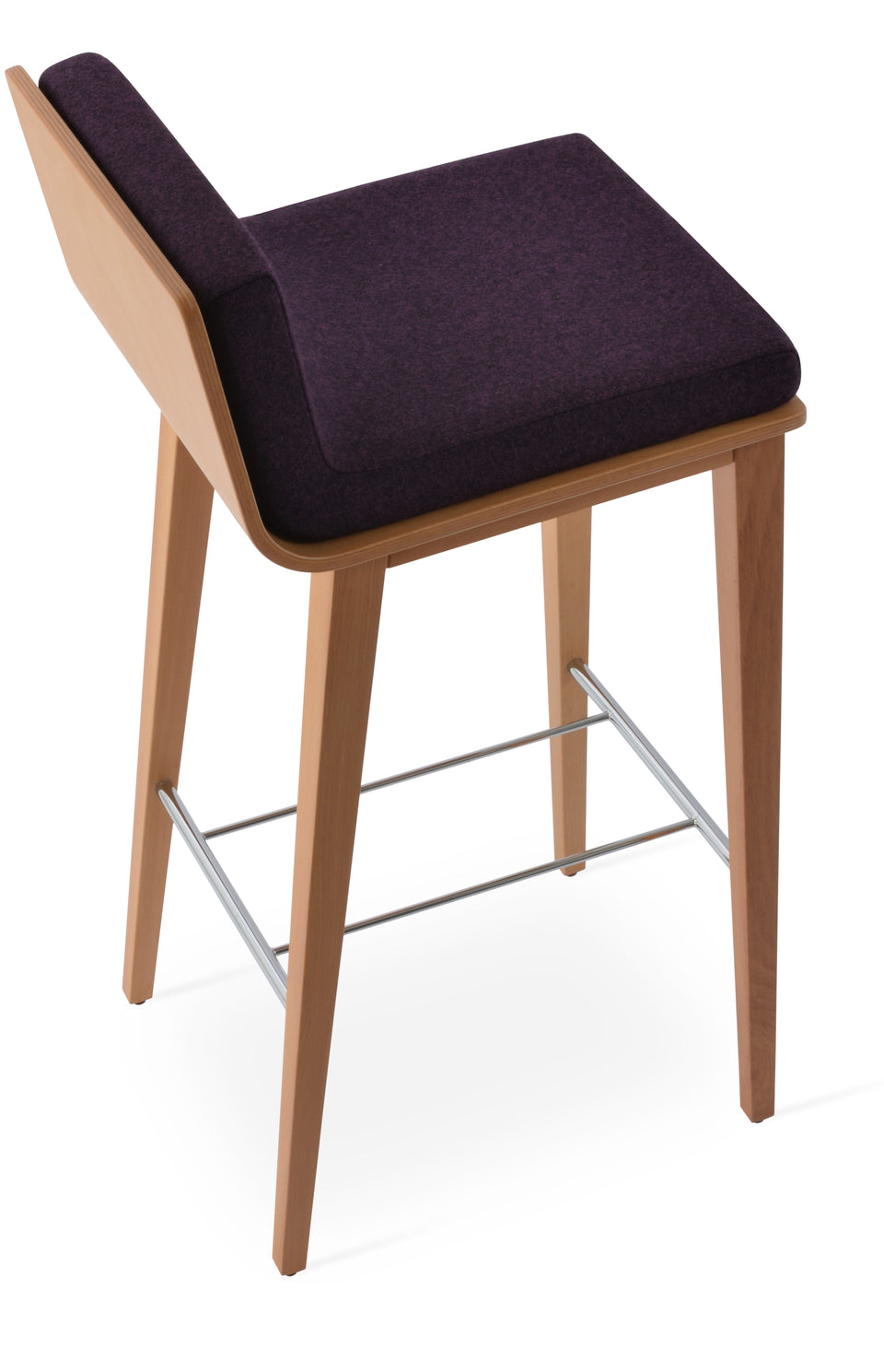 Corona  Wood Bar Stool.