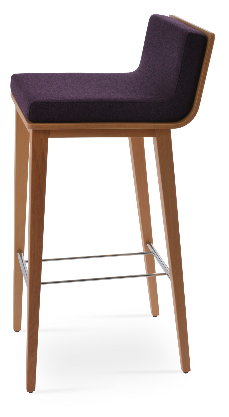 Corona  Wood Bar Stool.