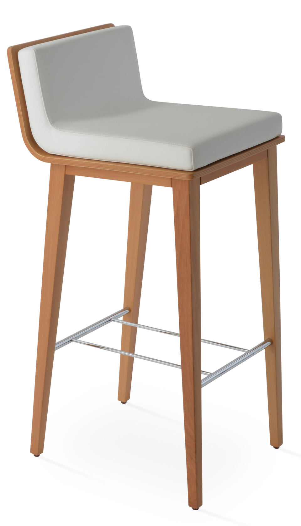 Corona  Wood Bar Stool.