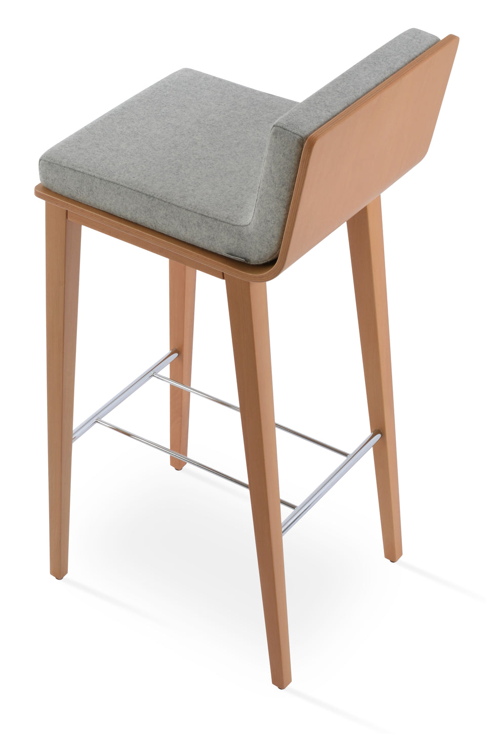 Corona  Wood Bar Stool.