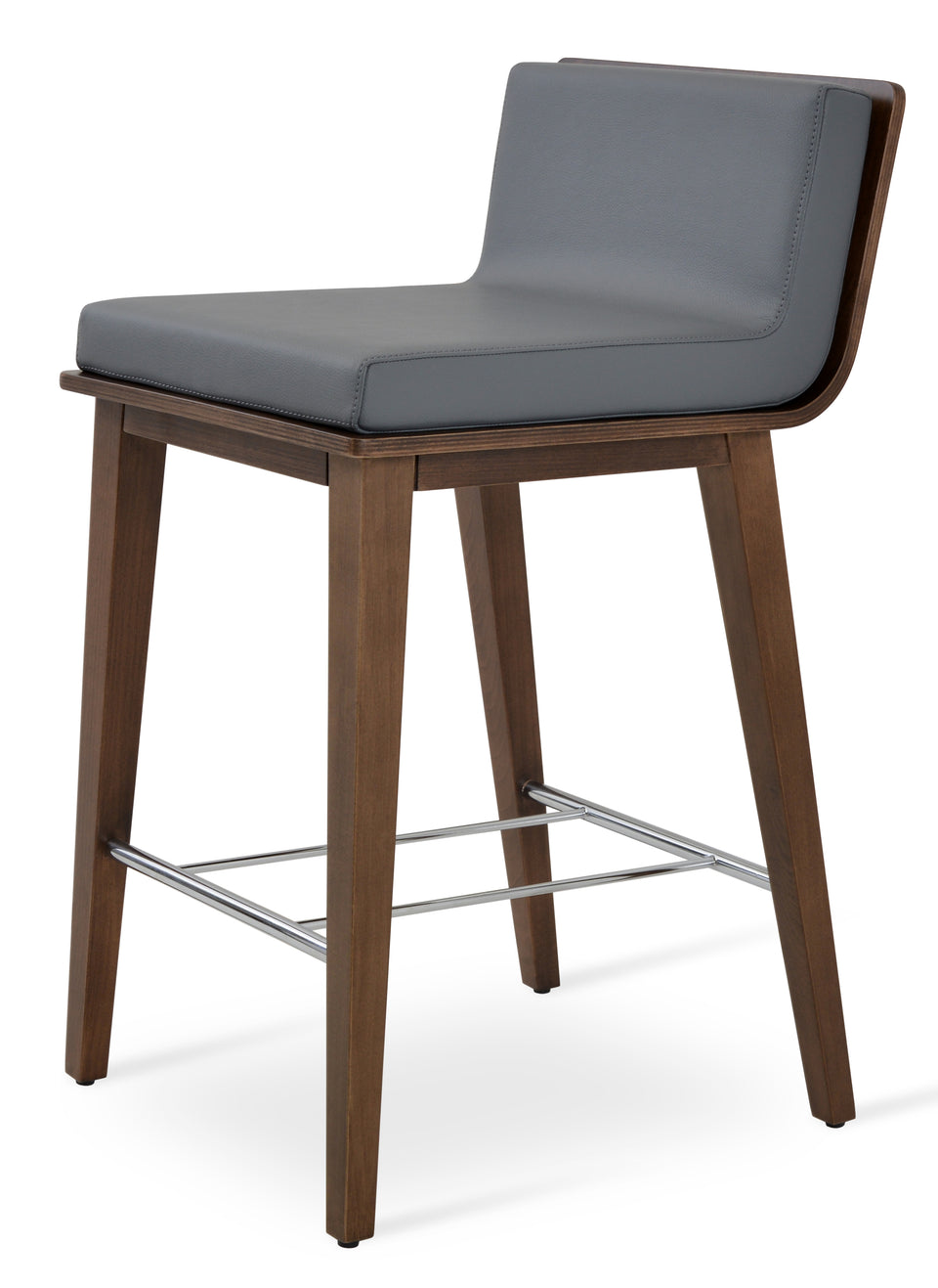 Corona  Wood Bar Stool.