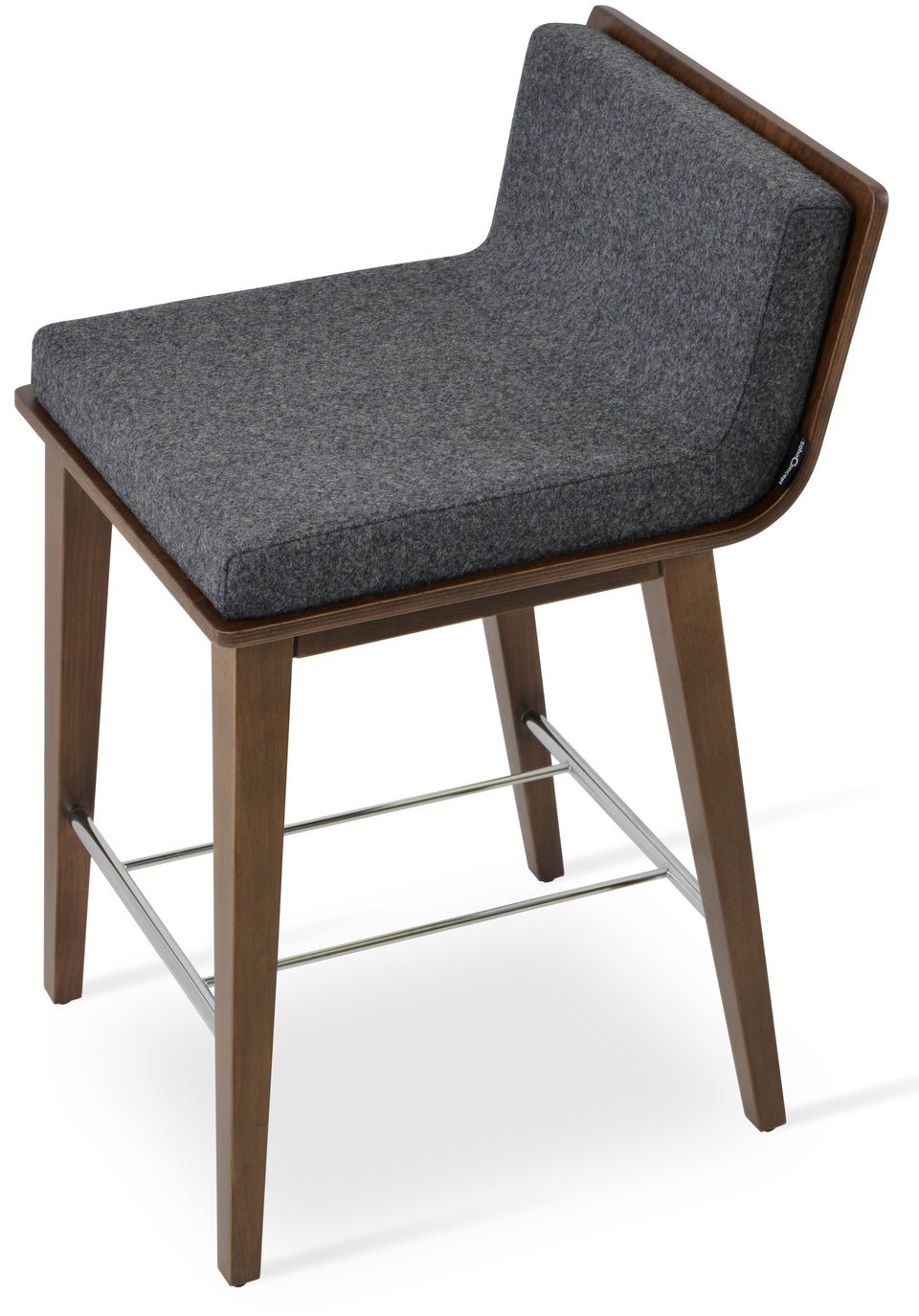 Corona  Wood Bar Stool.