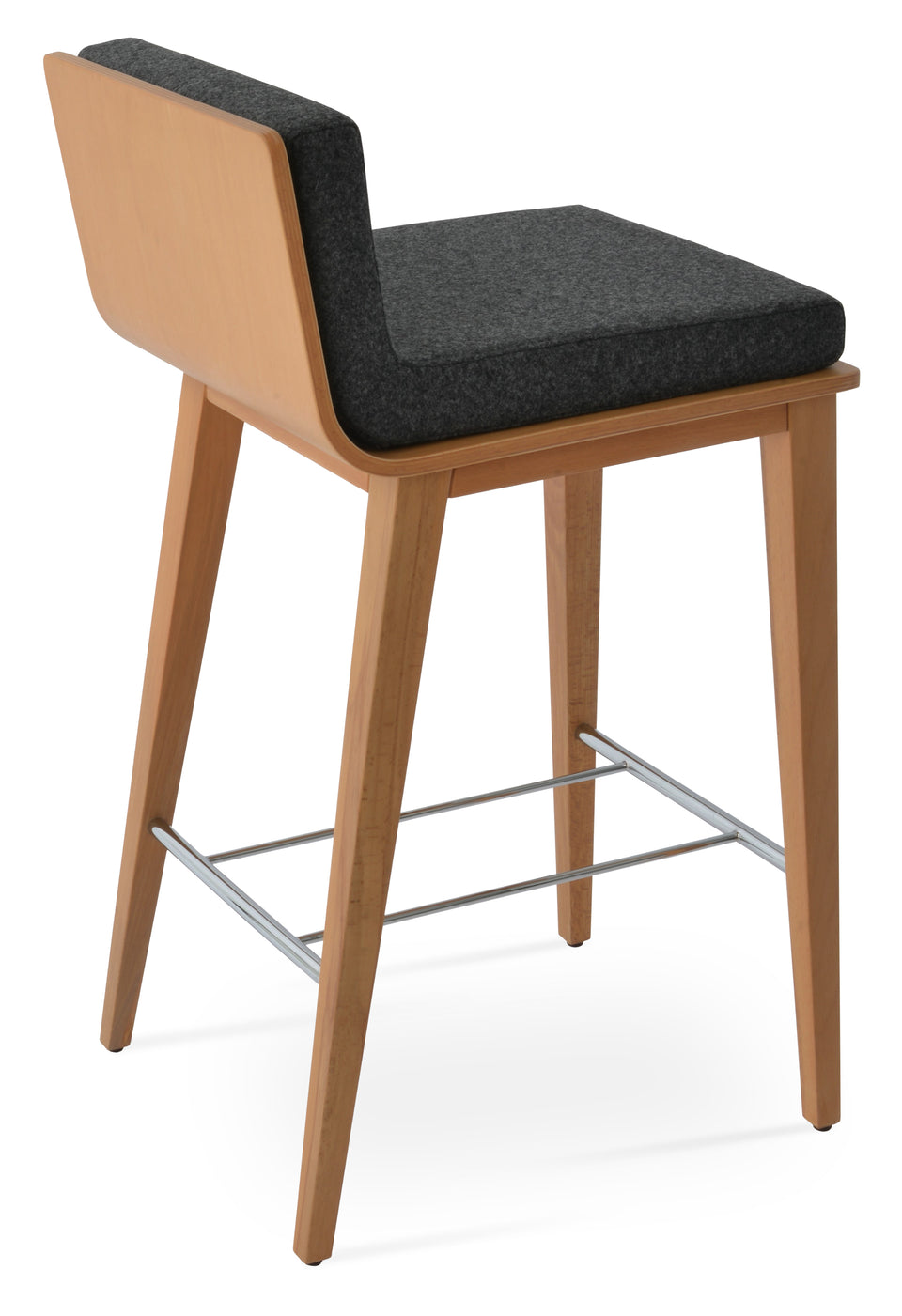 Corona  Wood Bar Stool.