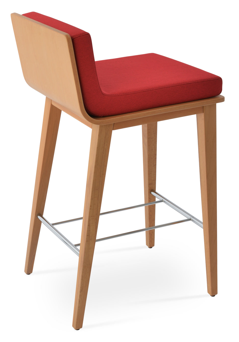 Corona  Wood Bar Stool.