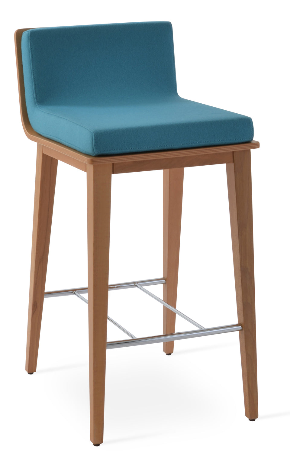Corona  Wood Bar Stool.