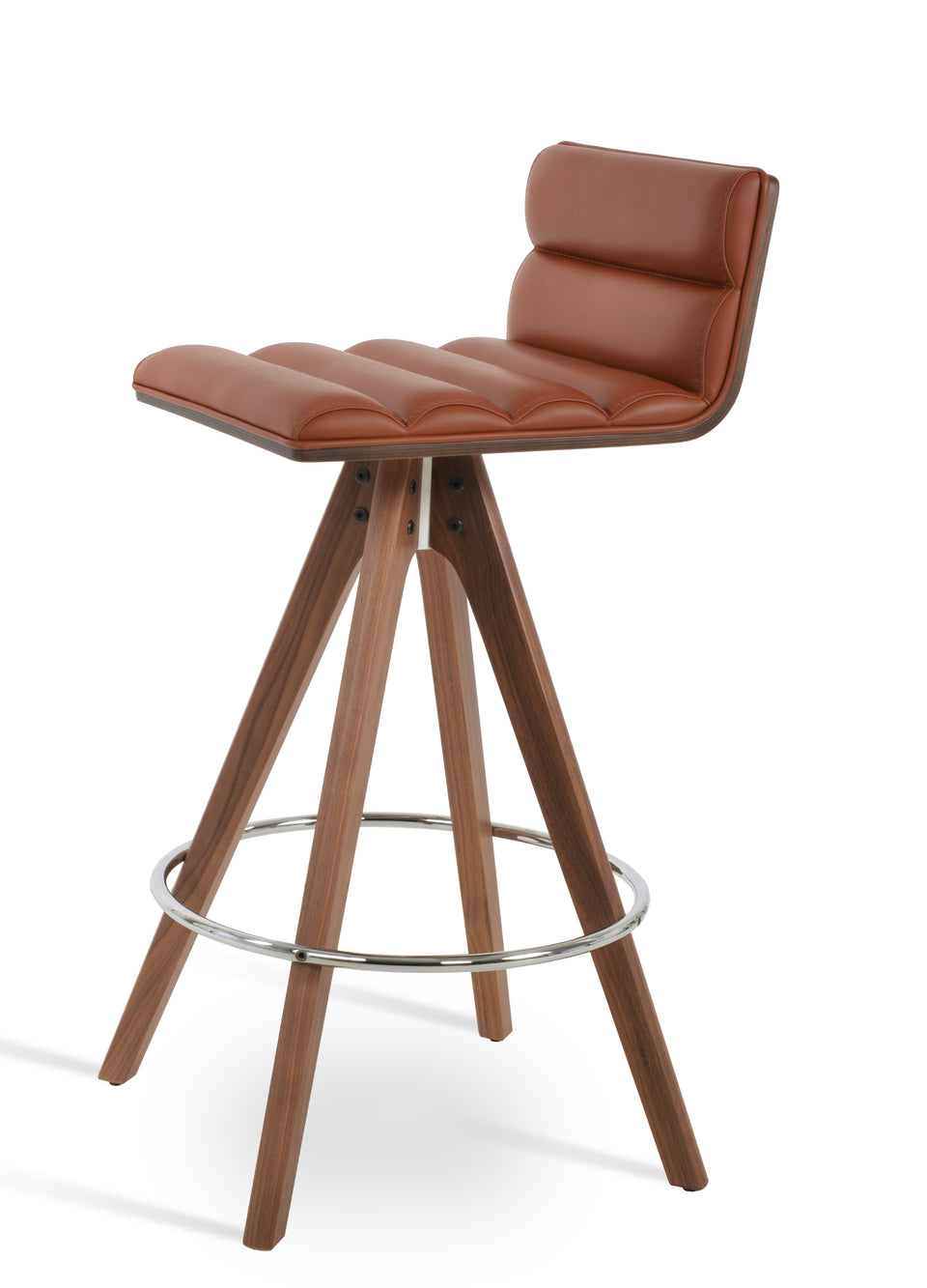 Corona Pyramid Swivel Comfort Bar Stool.