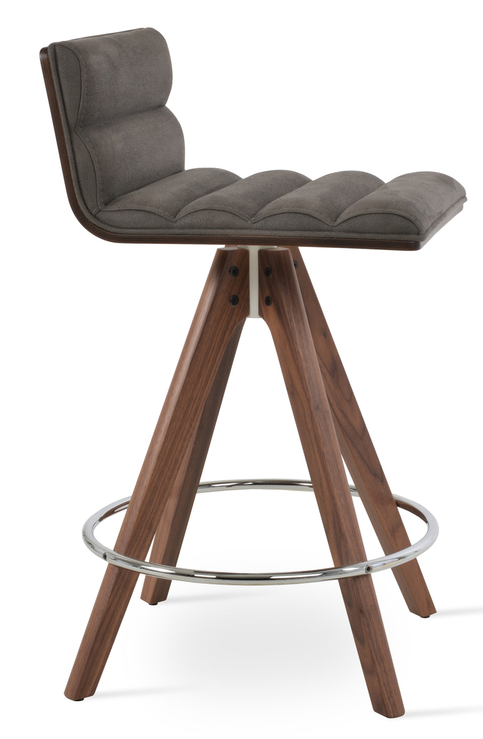 Corona Pyramid Swivel Comfort Bar Stool.