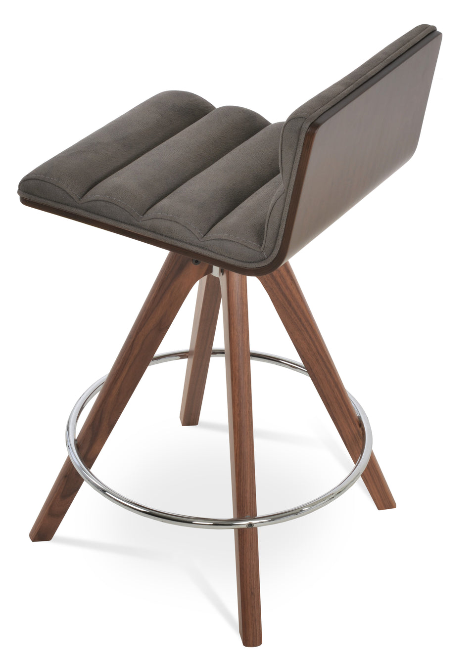 Corona Pyramid Swivel Comfort Bar Stool.