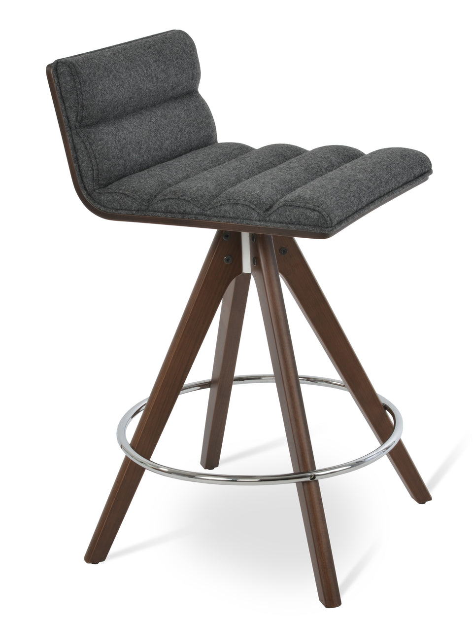 Corona Pyramid Swivel Comfort Bar Stool.