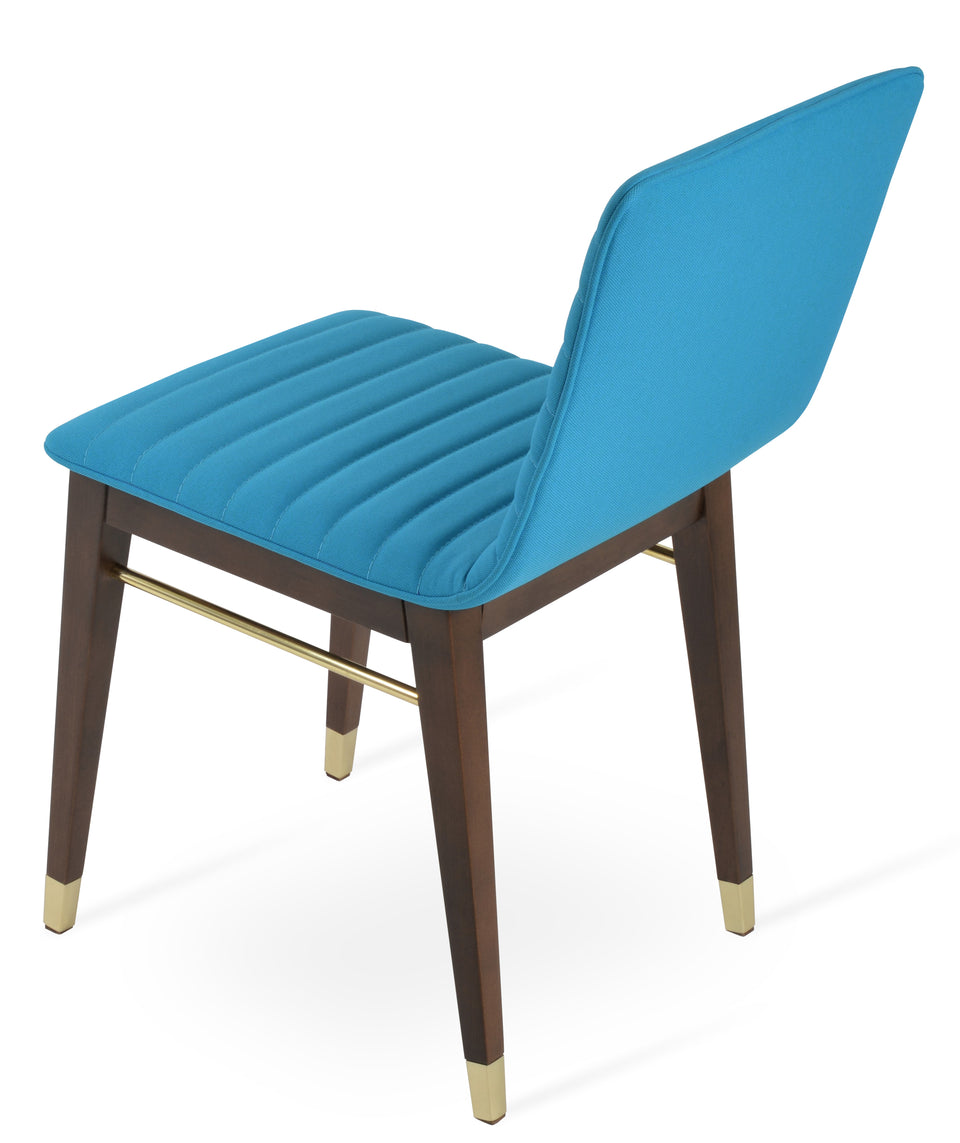 Corona Wood Dining Chair Full Upholstery.