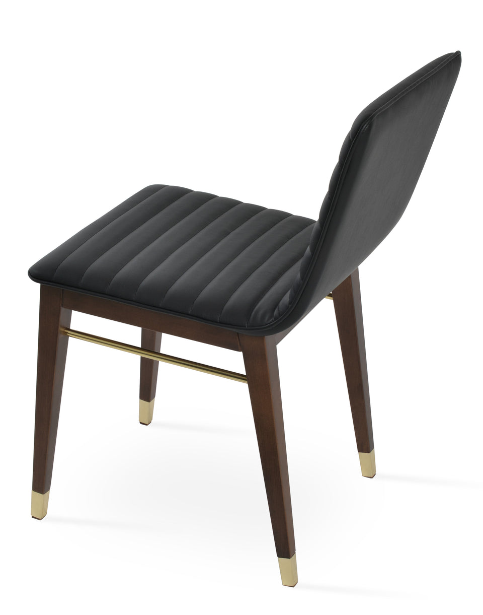 Corona Wood Dining Chair Full Upholstery.