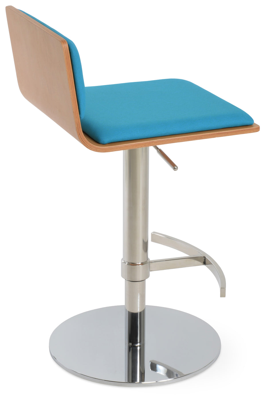 Corona Piston Round Base Stool with Half & T Footrest.