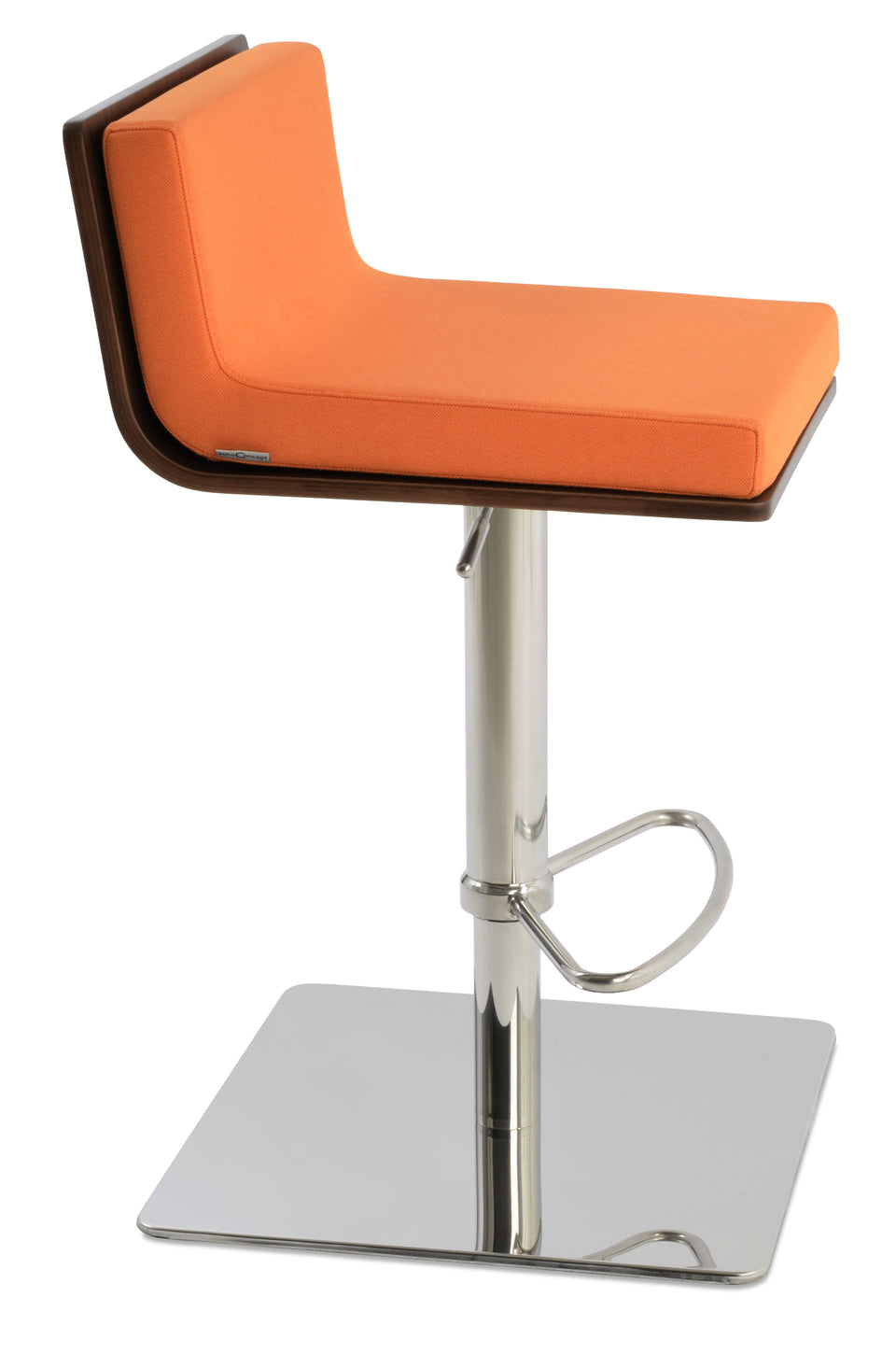 Corona Piston Round Base Stool with Half & T Footrest.