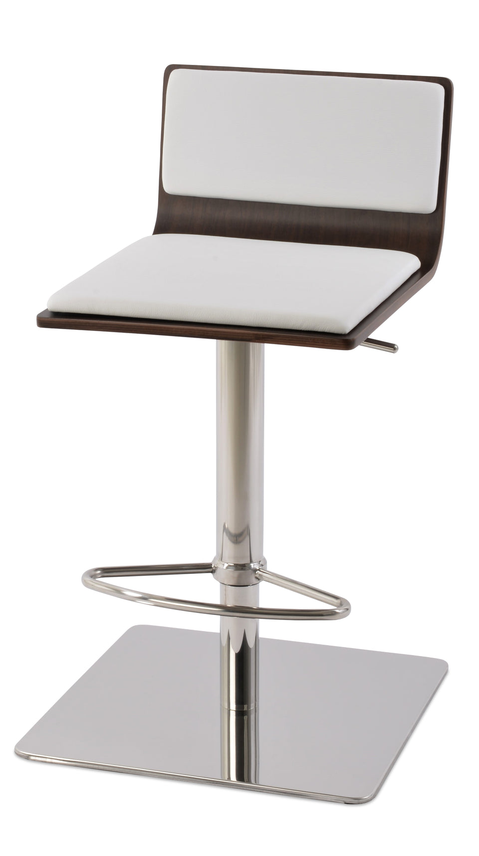 Corona Piston Round Base Stool with Half & T Footrest.