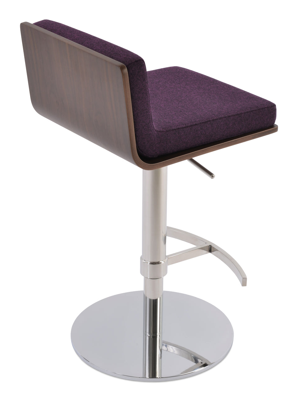 Corona Piston Round Base Stool with Half & T Footrest.