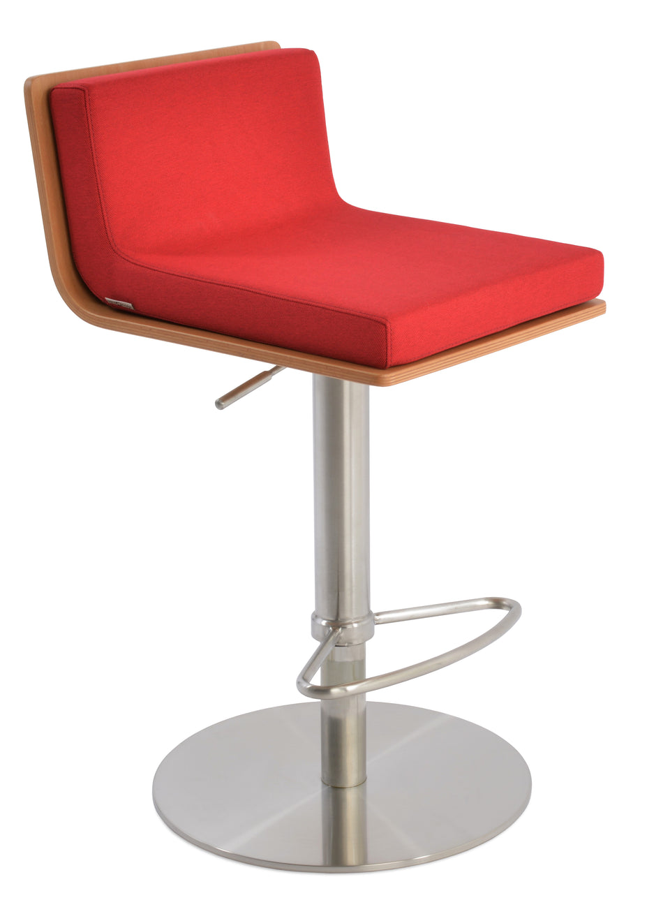 Corona Piston Round Base Stool with Half & T Footrest.