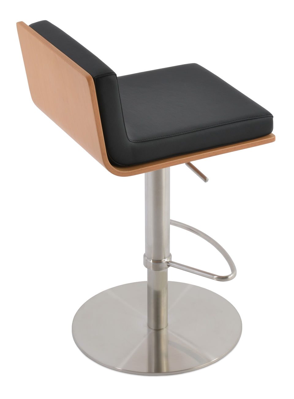 Corona Piston Round Base Stool with Half & T Footrest.