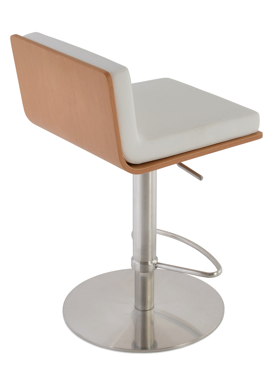 Corona Piston Round Base Stool with Half & T Footrest.