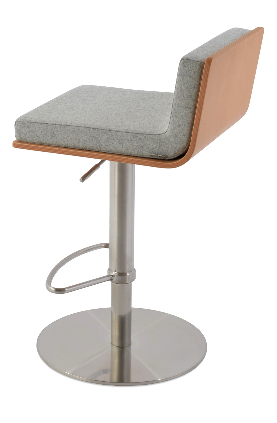 Corona Piston Round Base Stool with Half & T Footrest.