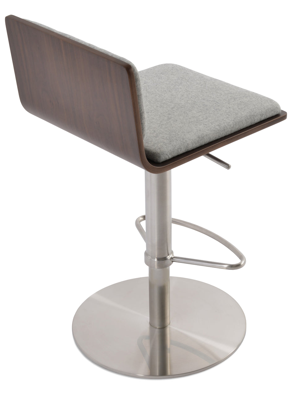 Corona Piston Round Base Stool with Half & T Footrest.