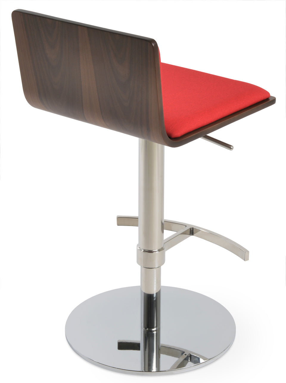 Corona Piston Round Base Stool with Half & T Footrest.