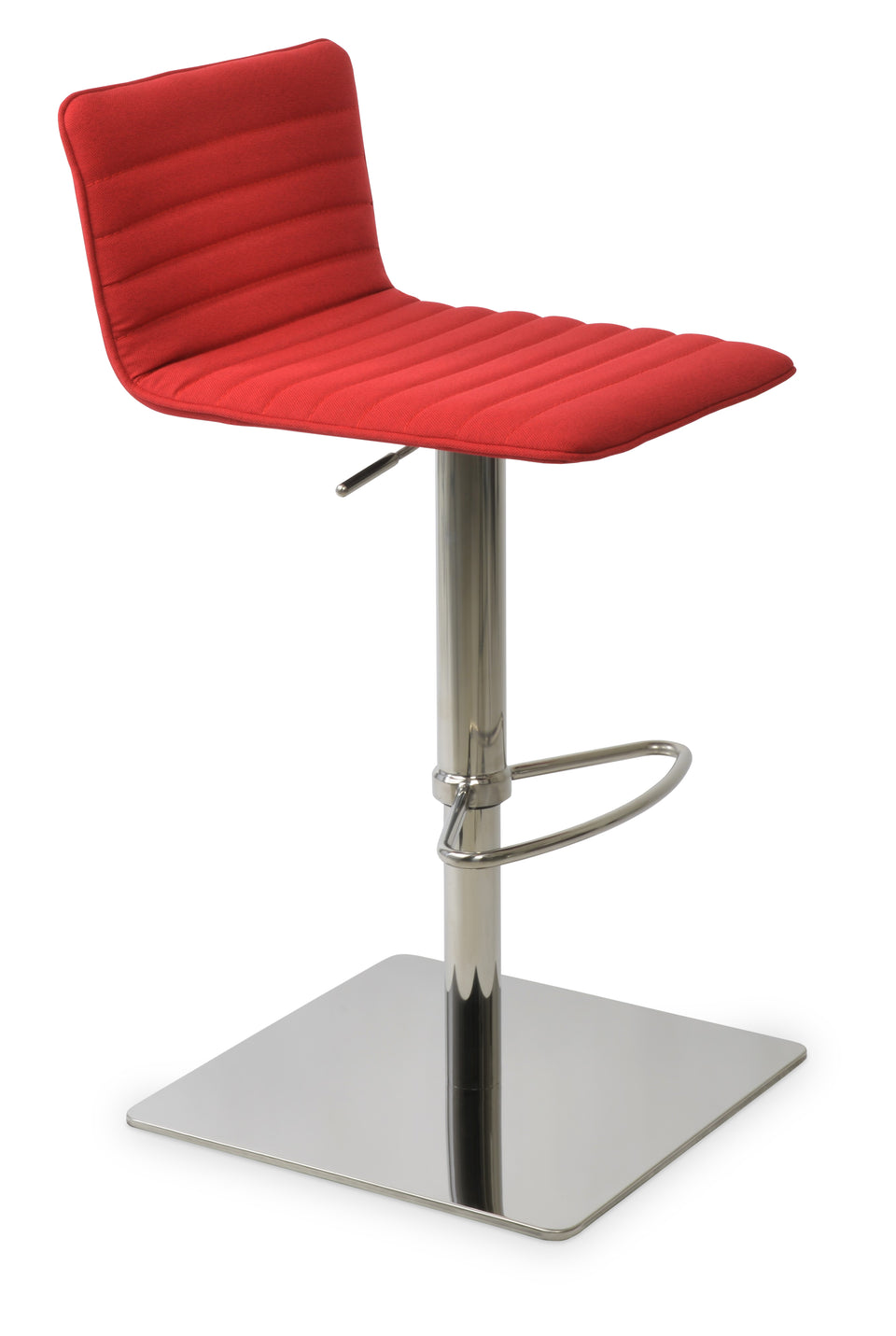 Corona Full UPH Piston Square Base Stool with Half & T Footrest.