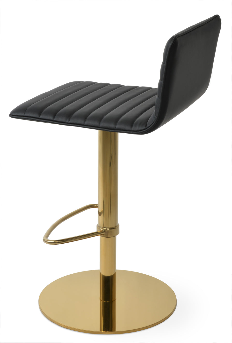 Corona Full UPH Piston Square Base Stool with Half & T Footrest.