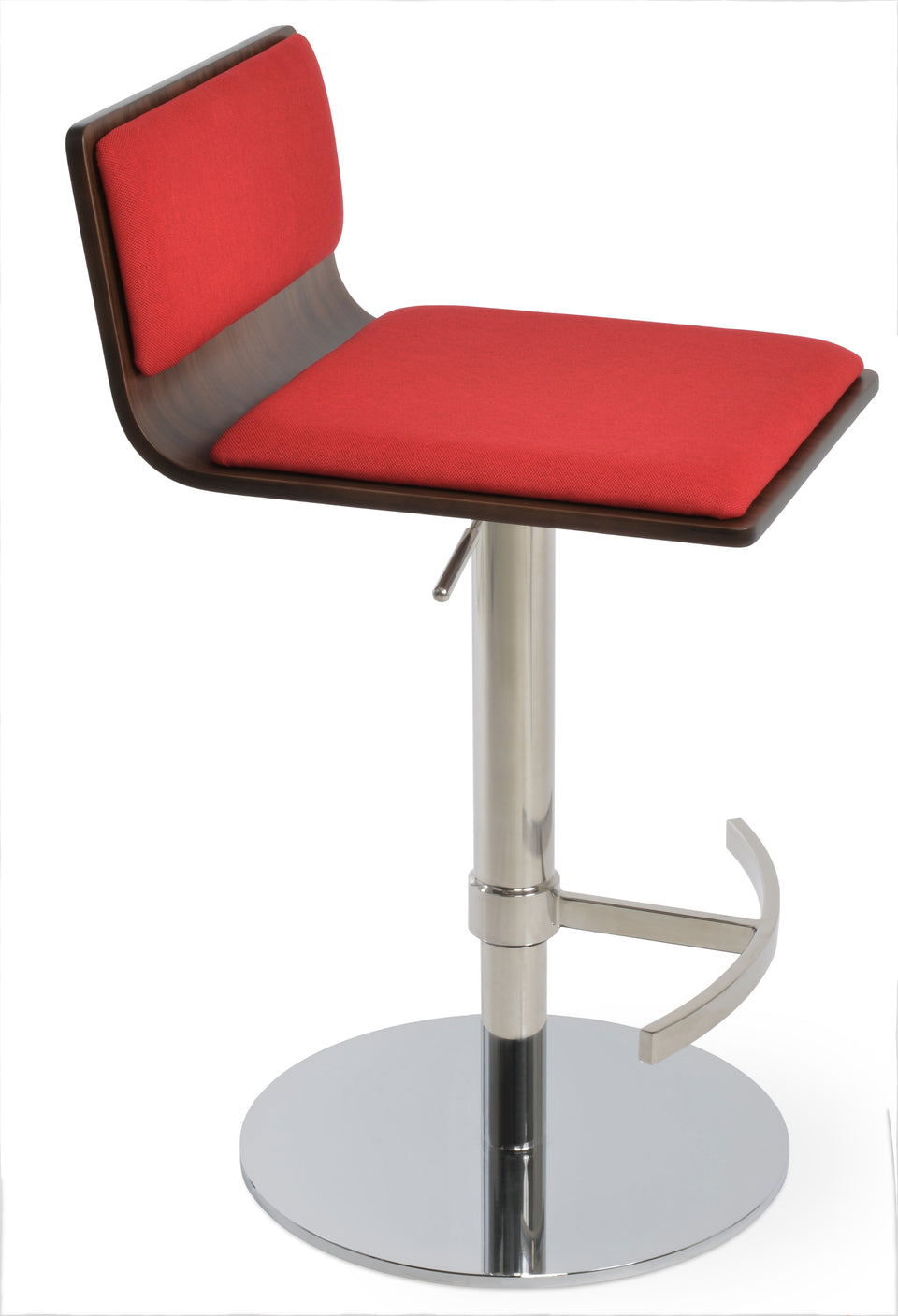Corona Piston Round Base Stool with Half & T Footrest.
