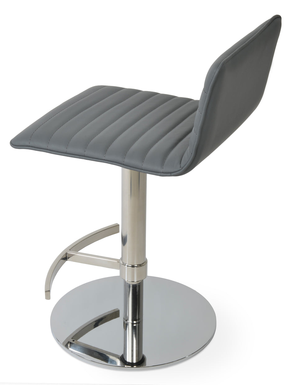Corona Full UPH Piston Square Base Stool with Half & T Footrest.