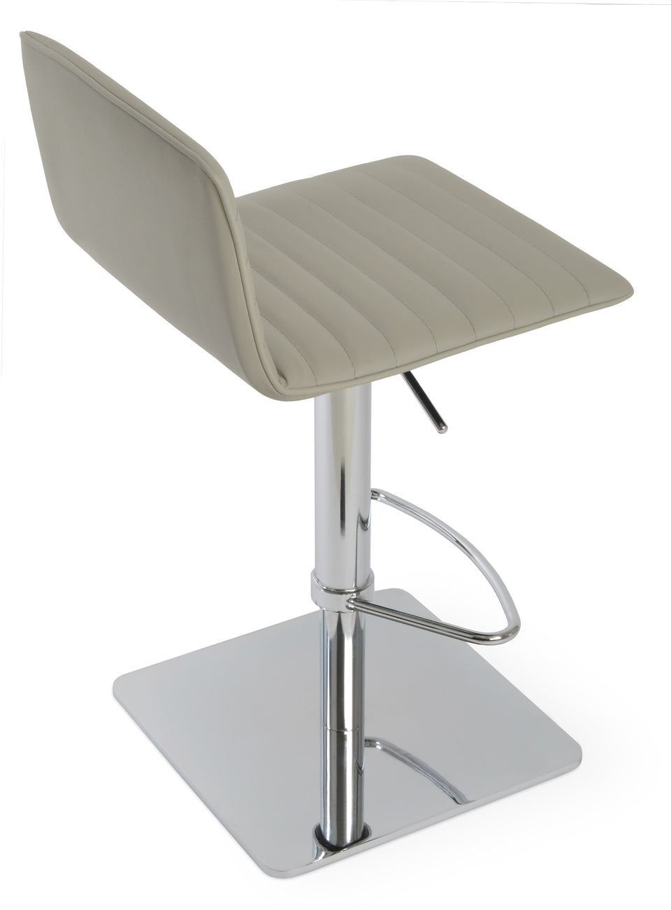 Corona Full UPH Piston Round Base Stool with Half & T Footrest.