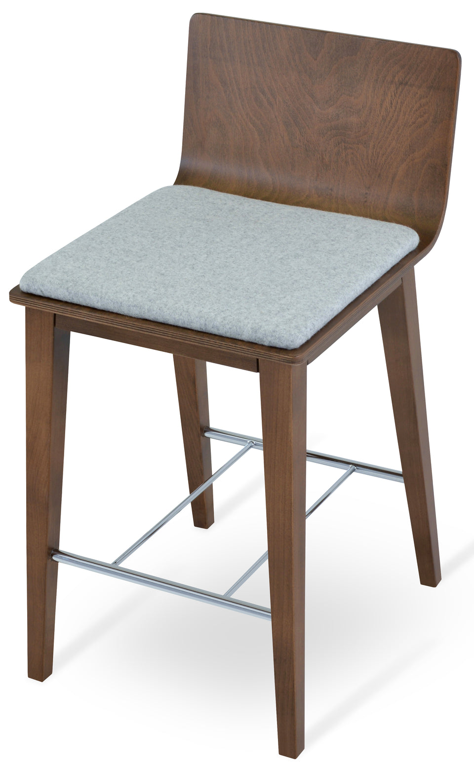 Corona  Wood Bar Stool.